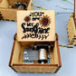 📢50% OFF !! ⏰"You Are My Sunshine" Musical Box, Hand Crank Wooden Engraved Music Box, Romantic Keepsake Gift for Loved Ones🎁