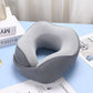 🔥50% OFF⏳ 🧳 Travel Neck Pillow – Ice Silk Cover, Memory Foam, Ergonomic Support, Magnetic Buckle & Portable Design for Flights, Road Trips & Office Naps💤