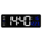 🌙 Auto-Dim, Always Readable – 16" Wall Clock with Room Temperature Display. Free UK Delivery