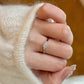 1CT Marquise Shape Synthetic Moissanite Ring 925 Sterling Silver Rings Daily Wear Birthday Present Fine Jewelry