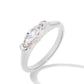 1CT Marquise Shape Synthetic Moissanite Ring 925 Sterling Silver Rings Daily Wear Birthday Present Fine Jewelry