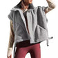 Women's Oversized Fuzzy Vest