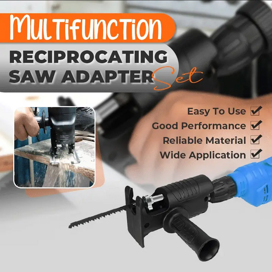 💷 Turn Your Drill Into a Saw – Reciprocating Saw Adapter for Wood, Metal & Plastic. 50% Off. UK Stock