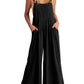 Plus Size Wide Leg Overalls Jumpsuit