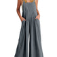 Plus Size Wide Leg Overalls Jumpsuit