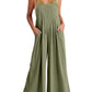 Plus Size Wide Leg Overalls Jumpsuit