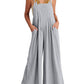 Plus Size Wide Leg Overalls Jumpsuit
