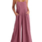 Plus Size Wide Leg Overalls Jumpsuit