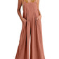 Plus Size Wide Leg Overalls Jumpsuit