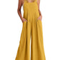 Plus Size Wide Leg Overalls Jumpsuit