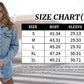 Women's Raw Edge Ripped Denim Jacket
