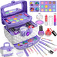 👑 LIMITED-TIME 50% OFF! 💖✨Non-Toxic Portable Kids Pretend Makeup Set, Washable Play