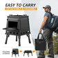 🔥LIMITED-TIME 50% OFF!📢🏕️ Portable Cast Iron Wood-Burning Rocket Stove – 16-Vent High Efficiency & Foldable Design, A Rugged Outdoor Camp Cooker for Garden, Camping & Off-Grid Cooking