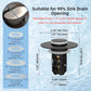 🔥 50% OFF 🔥 Hibbent Upgraded 3-in-1 Sink Drain Filter – Universal Pop-Up Stopper, Removable Stainless Steel Basket Hair Catcher & Anti-Clogging for Kitchen & Bathroom Sinks ✨