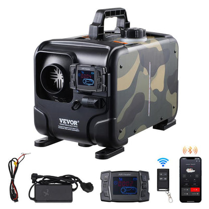 📢📢50% OFF!!⏰🔥 8kW Diesel Air Heater – 12V/24V All-in-One with Bluetooth, Remote, Display & CO Alarm, Rapid Heating for Vans, Motorhomes & Workshops 🚐✨