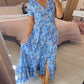 💃Hot Sale - 50% OFF🔥Floral Print V-neck Dress