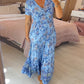 💃Hot Sale - 50% OFF🔥Floral Print V-neck Dress