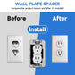 🛠️ Perfect Alignment in Seconds – Wall Plate Spacers That Fill the Gap. Fits Standard UK Back Boxes. Free UK Delivery