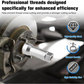 📢📢 50% OFF !! ⏰🎉 2026 Sale — Over 27,400 Sold! 🔧 8-Piece Automotive Thread Repair Tool Set – Hardened Steel Damaged Screw & Bolt Restorer ✨