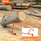 🔥50% OFF!!📢 VEVOR 46.5-Inch Carbon Steel Log Lifter – Heavy-Duty Forestry Tool with Adjustable Hook & Rubber Grip, Move Logs With Less Bending & More Control ✨