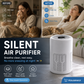 🍃 Removes 99.97% of Allergens – Whisper‑Quiet HEPA Air Purifier for Bedrooms up to 50m². Limited Deal
