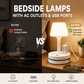 🛏️ Tidy Nightstand, Fully Charged – Bedside Lamp with USB & Wireless Charging. 50% Off. UK Stock