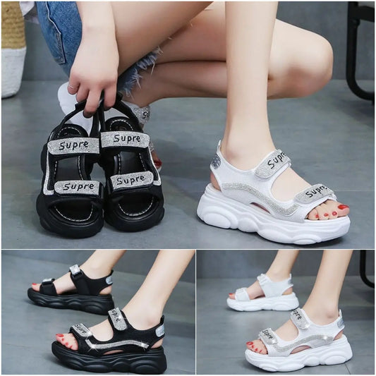 🔥【35-40】✨New summer 2024, fashionable, thick soled, soft soled outer sandals