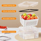 3PCS Fruit Storage Container Set for Fridge with Removable Colander