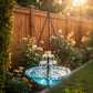 🔥 2026 Spring Sale 50% OFF 🐦 Solar Cascade Hanging Bird Bath Fountain – Outdoor Garden Decor ✨