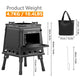 🔥LIMITED-TIME 50% OFF!📢🏕️ Portable Cast Iron Wood-Burning Rocket Stove – 16-Vent High Efficiency & Foldable Design, A Rugged Outdoor Camp Cooker for Garden, Camping & Off-Grid Cooking