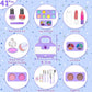 👑 LIMITED-TIME 50% OFF! 💖✨Non-Toxic Portable Kids Pretend Makeup Set, Washable Play