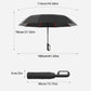 ☔ One-Touch Open, Windproof & Sturdy – Compact Automatic Umbrella. 50% Off. UK Stock