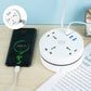 🔌 Tidy Desk, One Cable – Cord-Winding Power Strip with UK Plug & USB-C Fast Charging. UK Stock