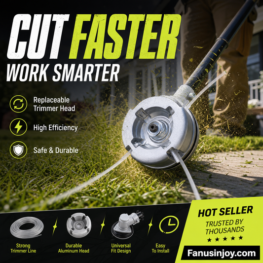 Aluminium Trimmer Head for Grass Cutters & Weed Eaters 🗡️ Lighter, Tougher, Faster Cutting – A Pro-Grade Upgrade for Your Strimmer ✨