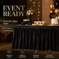 ⏳🔥LIMITED-TIME 50% OFF! ⏰🌹 Pleated Table Skirt for Events – Elegant Wrinkle-Resistant Decor | Perfect for Parties, Weddings & Gatherings
