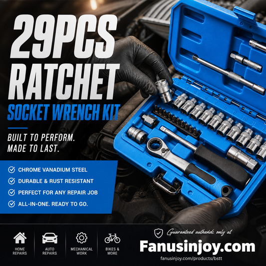 🧰 Every Spanner You’ll Ever Need. 29pc Multi-Size Socket Kit in a Portable Case. Half Price Today. Free UK Delivery