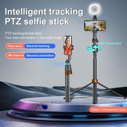 🔥50% OFF!!📢📸 180cm Selfie Stick – Capture Perfect Shots Instantly, Hands-Free Tracking for Vlogs & Group Photos ✨