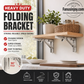 🔥LIMITED TIME 50% OFF 🧱 Fold-in-a-Second Multi-Use Bracket – Declutter Your Kitchen or Study in Moments📚