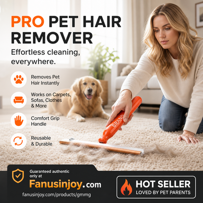 🐶 Summer Shedding? This Metal-Edge Hair Remover Lifts Embedded Fur Instantly. 50% Off. UK Stock