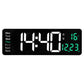 🌙 Auto-Dim, Always Readable – 16" Wall Clock with Room Temperature Display. Free UK Delivery