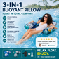 Inflatable Floating Chair 🏖️💺 Sit Back, Float On – Your Personal Water Lounger for Sunny Days ✨