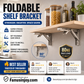 🔥LIMITED TIME 50% OFF 🧱 Fold-in-a-Second Multi-Use Bracket – Declutter Your Kitchen or Study in Moments📚
