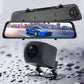 🚗 12" 4K Dual Dash Cam – Front & Rear HD Recording with Night Vision ✨