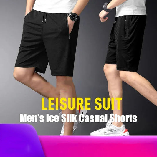 🔥🔥Hot Sale 49% OFF — Men’s Ice Silk Casual Shorts