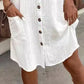 Women's Buttoned Short Sleeve Pocket Casual Shirt Dress