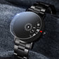 Men's waterproof automatic watch—with steel/mesh/leather watch strap