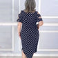 Women's Polka Dot Off Shoulder Dress