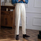 Men's Neapolitan Casual Formal Pants with Adjustable Waist