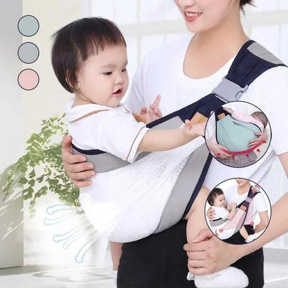 👶 All-Season Comfort for You & Baby – 3D Breathable Mesh Carrier, Lightweight & Hands-Free. 50% Off. UK Stock