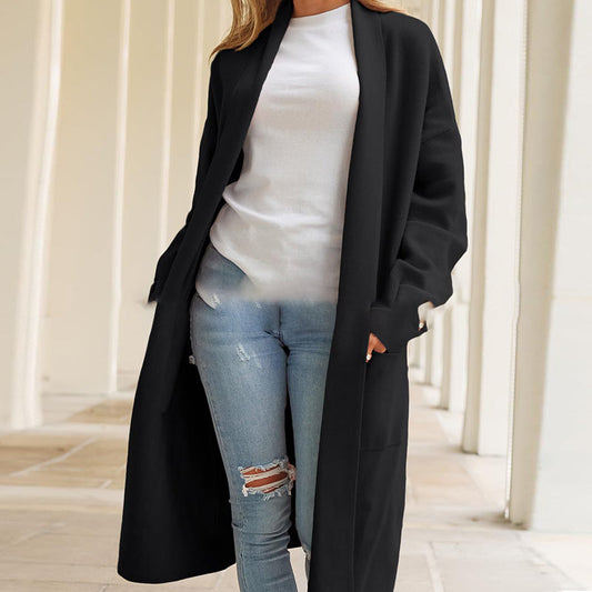 Women's Casual Lightweight V-Neck Long Cardigan